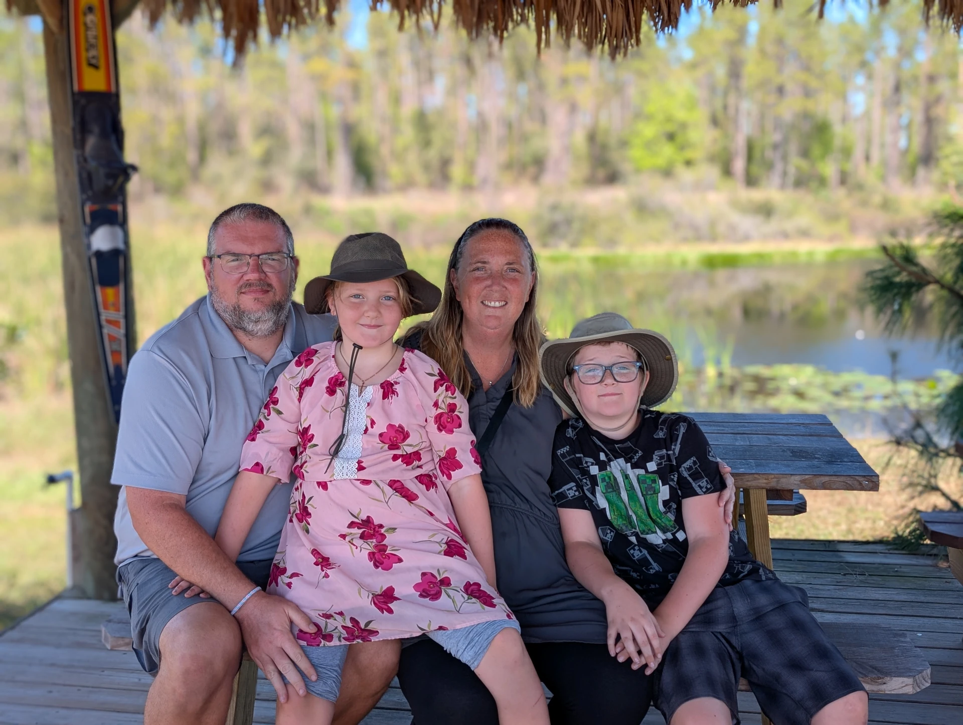The Sansford family with their RV